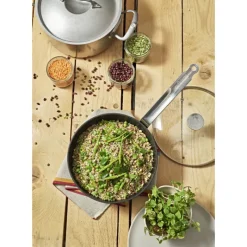 DE BUYER Sauteuse Bombée Anti Adhésive Ø 28 cm Choc Intense* Sauteuses