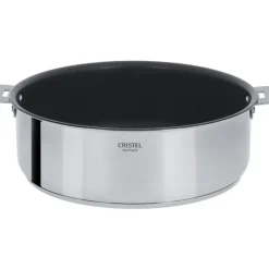 CRISTEL Sauteuse Casteline Ø 26 cm Manche Amovible Anti-Adhésive Inox* Sauteuses