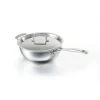 LE CREUSET Sauteuse du chef inox 24 cm avec couvercle* Sauteuses