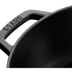 STAUB Sauteuse en Fonte Chistera 28 cm Noir* Sauteuses