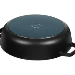 STAUB Sauteuse en Fonte Chistera 24 cm Noir* Sauteuses