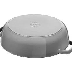 STAUB Sauteuse en Fonte Chistera 24 cm Gris Graphite* Sauteuses
