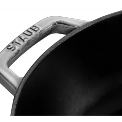STAUB Sauteuse en Fonte Chistera 24 cm Gris Graphite* Sauteuses