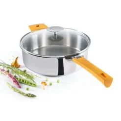 CRISTEL Sauteuse Mutine Ø 28 cm Manche Amovible Inox* Sauteuses