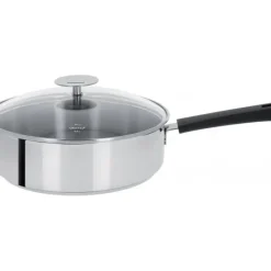 CRISTEL Sauteuse Mutine Ø 26 cm Manche Fixe Anti-Adhésive Inox* Sauteuses