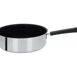 CRISTEL Sauteuse Mutine Ø 24 cm Manche Fixe Anti-Adhésive Inox* Sauteuses