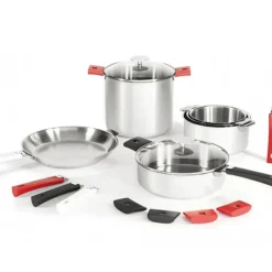 CRISTEL Sauteuse Mutine Ø 24 cm Manche Amovible Inox* Sauteuses