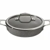 BALLARINI Sauteuse Pierre 24 cm avec couvercle et poignées Salina Granitium* Sauteuses