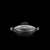 LE CREUSET Sauteuse Provençale 24 cm Anti-Adhérente avec couvercle Les Forgées* Sauteuses