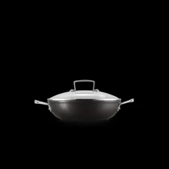 LE CREUSET Sauteuse Provençale 24 cm Anti-Adhérente avec couvercle Les Forgées* Sauteuses