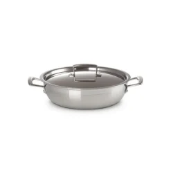 LE CREUSET Sauteuse Provençale en Inox et Couvercle 30 cm* Sauteuses