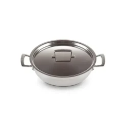 LE CREUSET Sauteuse Provençale en Inox et Couvercle 30 cm* Sauteuses
