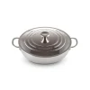 LE CREUSET Sauteuse Provençale Inox Signature 30 cm et couvercle* Sauteuses