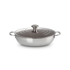 LE CREUSET Sauteuse Provençale Inox Signature 30 cm et couvercle* Sauteuses