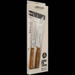 ARCOS Service à Découper Bois et Inox Nordika* Fourchette À Viande