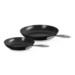 LE CREUSET Set 2 Poêles Antiadhérentes Essentiel Céramique 24 et 28 cm* Poêles
