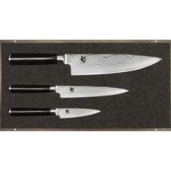 KAI Set Couteau d'Office, Couteau Universel et Couteau de Chef Shun Classic Damas* Couteau De Chef|Couteau D'office