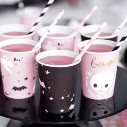 PARTYDECO Set de 6 Gobelets Halloween en Papier PartyDéco* Vaisselle