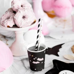 PARTYDECO Set de 6 Gobelets Halloween en Papier PartyDéco* Vaisselle