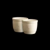 EMILE HENRY Set de 2 Ramequins en Céramique N°8 cm Argile* Vaisselle|Plat De Cuisson