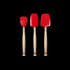 LE CREUSET Set de 3 Spatules Silicone Cerise* Spatules|Maryses Et Cuillères