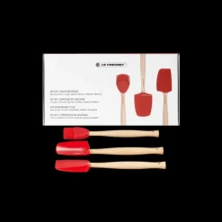 LE CREUSET Set de 3 Spatules Silicone Cerise* Spatules|Maryses Et Cuillères