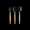 LE CREUSET Set de 3 Spatules Silicone Black Onyx* Spatules|Maryses Et Cuillères