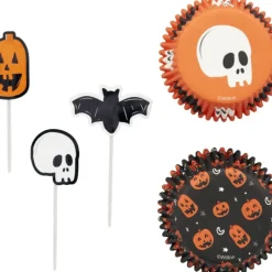WILTON Set de Caissettes Cupcakes et Cake Toppers Halloween* Décoration Gâteau|Moules En Papier
