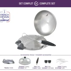 MASTRAD Set Plancha avec Accessoires O'Plancha* Plancha
