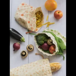 PEBBLY Set Zéro Déchet Coton Bio 3 Pièces* Sac En Tissu