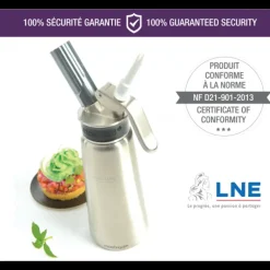 MASTRAD Siphon Professionnel 0,5L* Siphons & Cartouches