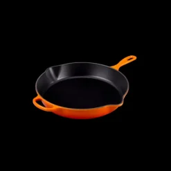 LE CREUSET Skillet Rond Profond 26cm en Fonte Volcanique* Grills|Poêles