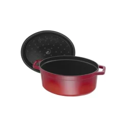 STAUB Cocotte Fonte Ovale 23 cm Rouge Cerise 2,35 L* Cocotte En Fonte