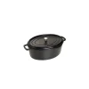 STAUB Cocotte Fonte Ovale 37 cm Noir Mat 8 L* Cocotte En Fonte