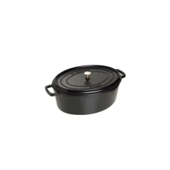 STAUB Cocotte Fonte Ovale 37 cm Noir Mat 8 L* Cocotte En Fonte