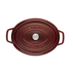 STAUB Cocotte Fonte Ovale 29 cm Grenadine Majolique 4,2 L* Cocotte En Fonte