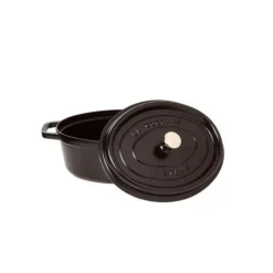 STAUB Cocotte Fonte Ovale 23 cm Noir Mat 2,35 L* Cocotte En Fonte