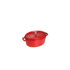 STAUB Cocotte Fonte Ovale 27 cm Rouge Cerise 3,2 L* Cocotte En Fonte