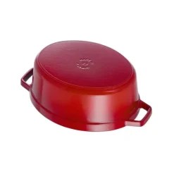 STAUB Cocotte Fonte Ovale 27 cm Rouge Cerise 3,2 L* Cocotte En Fonte