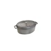 STAUB Cocotte Fonte Ovale 37 cm Gris Graphite 8 L* Cocotte En Fonte