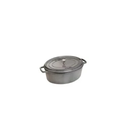 STAUB Cocotte Fonte Ovale 23 cm Gris Graphite 2,35 L* Cocotte En Fonte