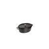 STAUB Cocotte Fonte Ovale 15 cm Noir Mat 0,6 L* Cocotte En Fonte