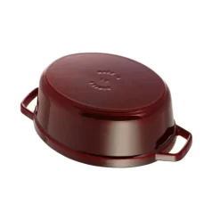 STAUB Cocotte Fonte Ovale 33 cm Grenadine Majolique 6,7 L* Cocotte En Fonte