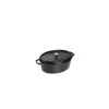 STAUB Cocotte Fonte Ovale 17 cm Noir Mat 1 L* Cocotte En Fonte