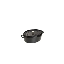 STAUB Cocotte Fonte Ovale 17 cm Noir Mat 1 L* Cocotte En Fonte