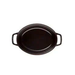 STAUB Cocotte Fonte Ovale 33 cm Noir Mat 6,7 L* Cocotte En Fonte