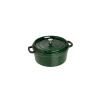 STAUB Cocotte Fonte Ronde 26 cm Vert Basilic Majolique 5,2 L* Cocotte En Fonte