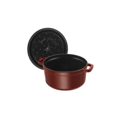 STAUB Cocotte Fonte Ronde 26 cm Grenadine Majolique 5,2 L* Cocotte En Fonte