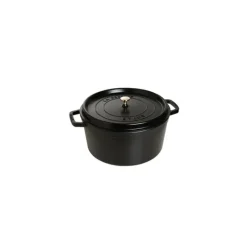 STAUB Cocotte Fonte Ronde 26 cm Noir Mat 5,2 L* Cocotte En Fonte