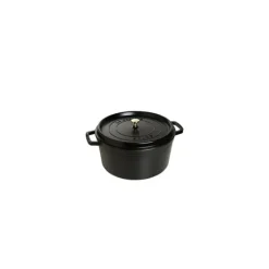 STAUB Cocotte Fonte Ronde 14 cm Noir Mat 0,8 L* Cocotte En Fonte